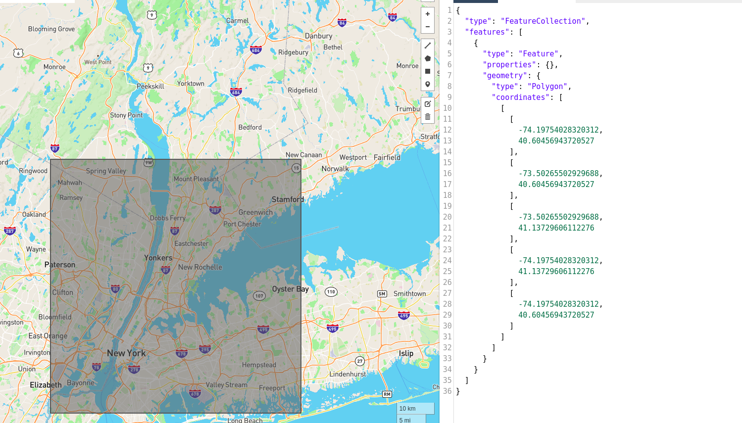 Example GeoJSON Example GeoJSON
